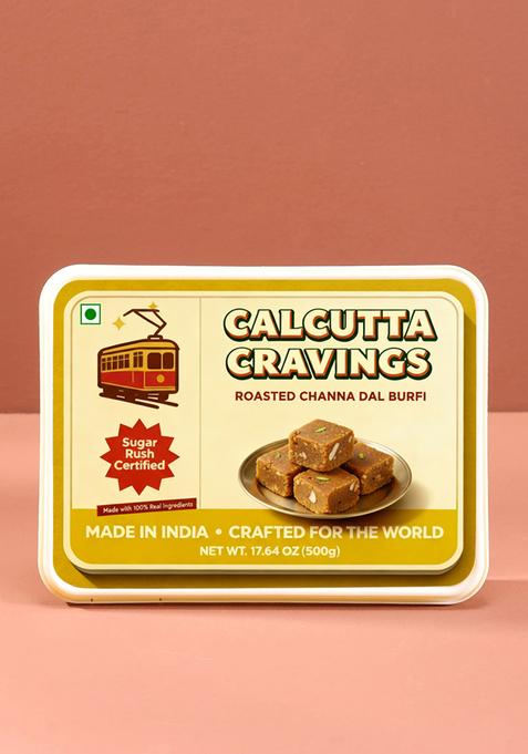 Roasted Channa Dal Burfi 17.64 oz (500 g)
