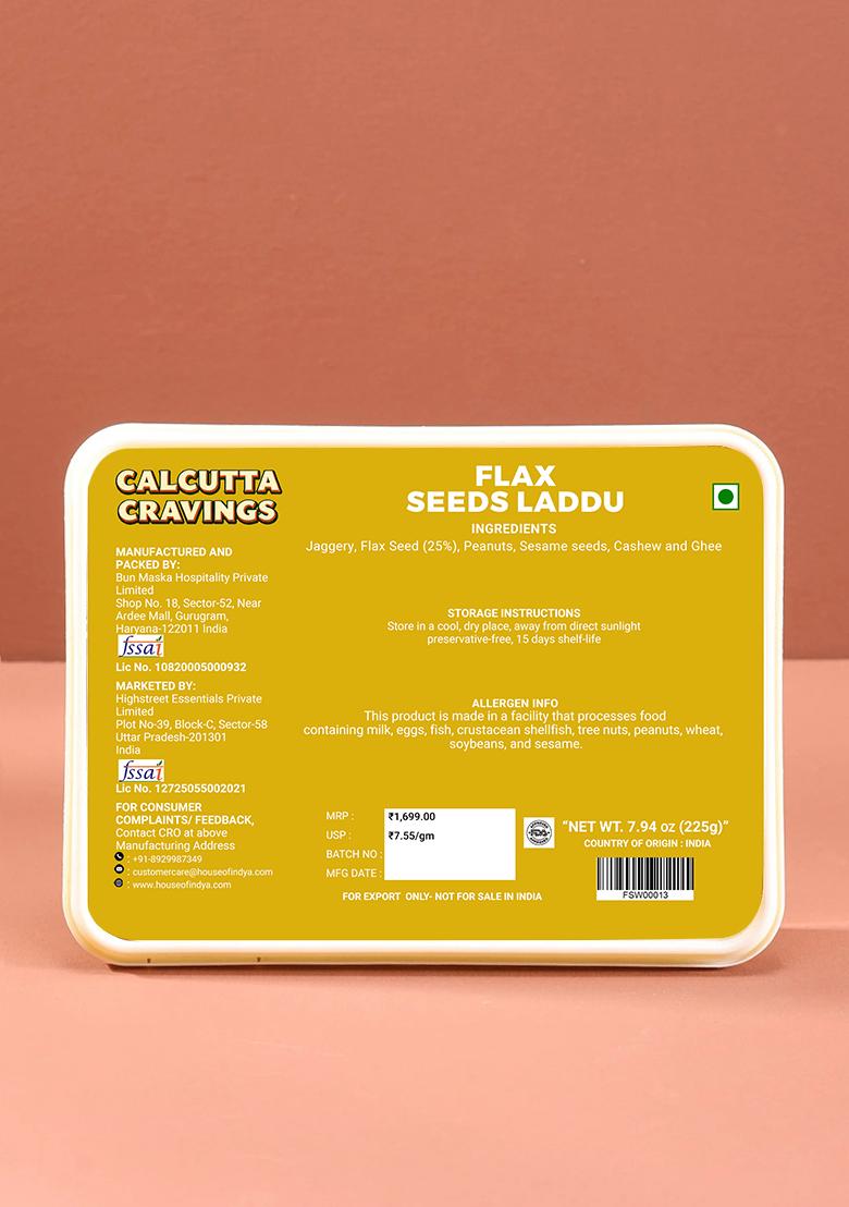 Flax Seeds Laddu 7.94 oz (225 g) - Indya