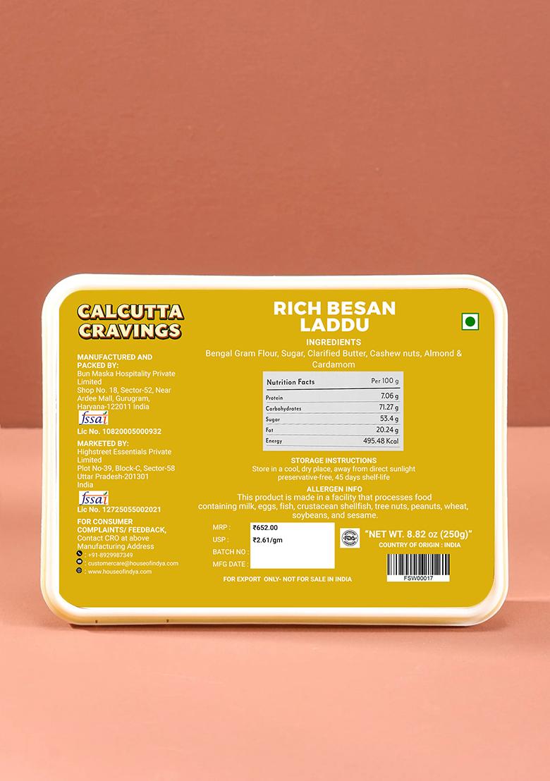 Besan Laddu 8.82 oz (250 g) - Indya