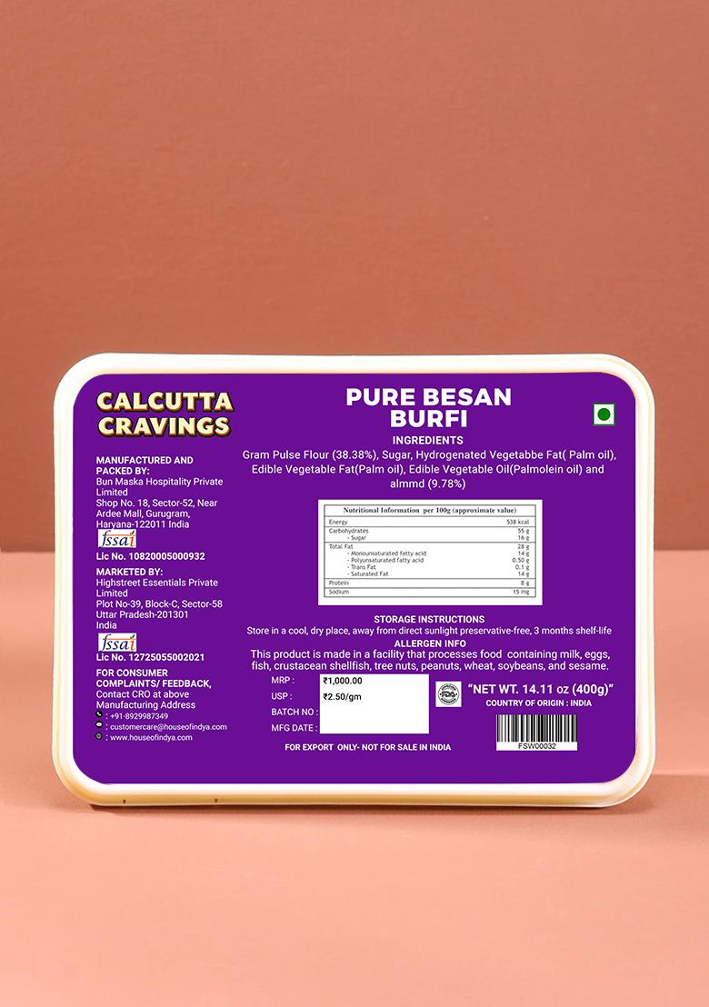 Besan Burfi 14.11 oz (400 g) - Indya