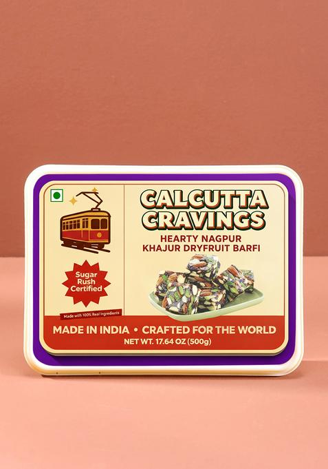 Nagpur Khajur Dryfruit Barfi 17.64 oz (500 g)