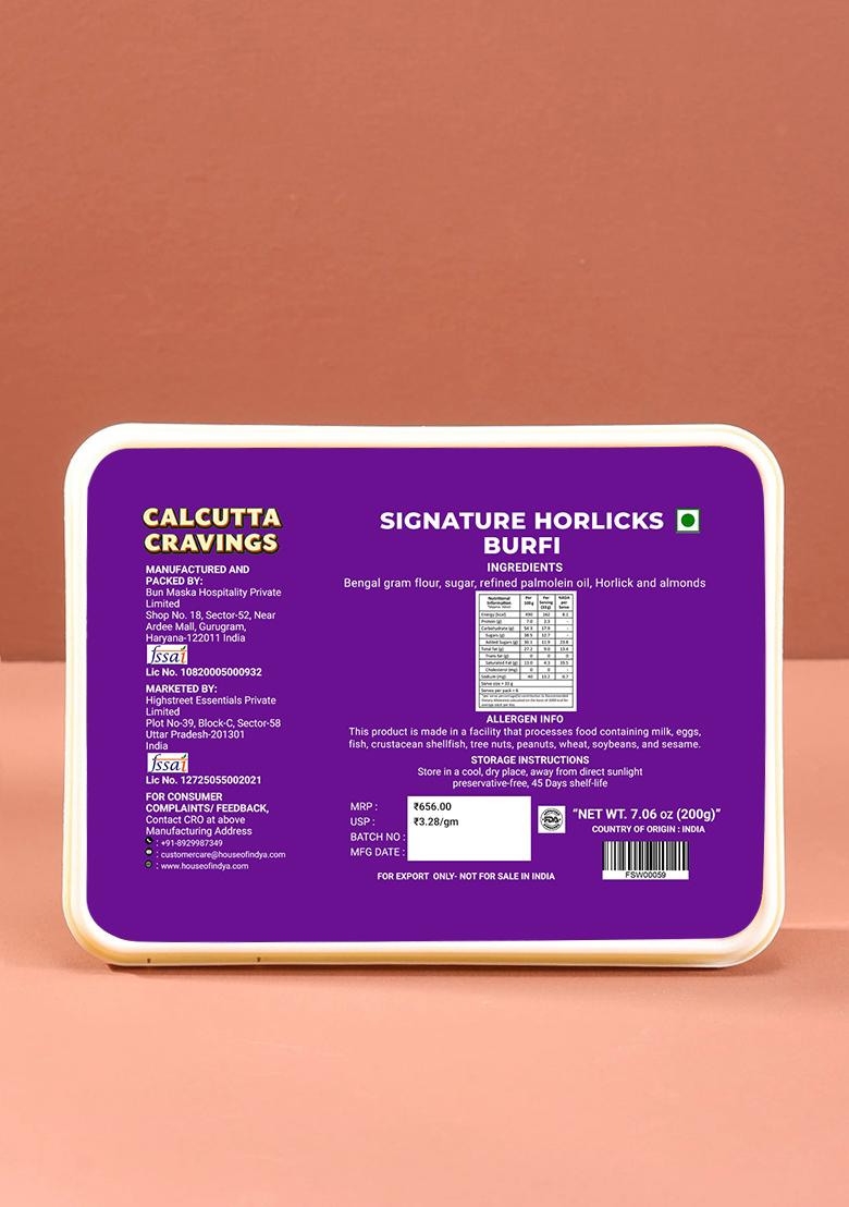 Signature Horlicks Burfi 7.06 oz (200 g) - Indya