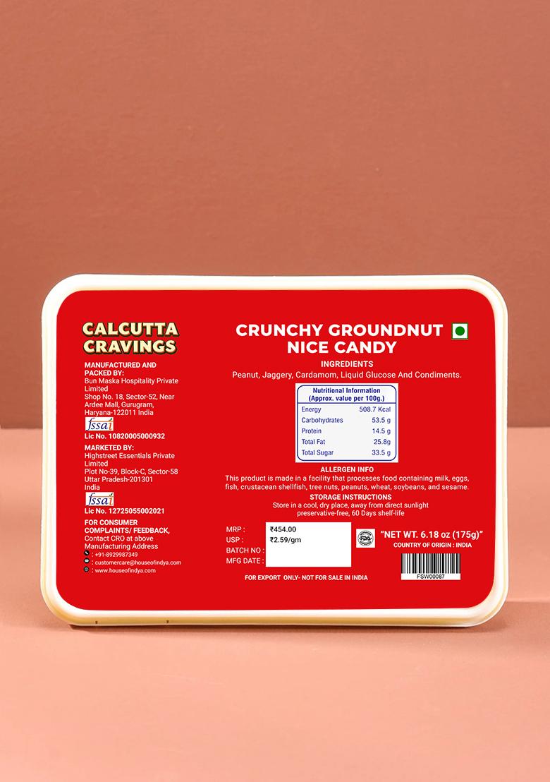 Groundnut Nice Candy 6.18 oz (175 g) - Indya