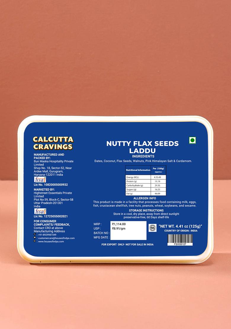 Flax Seeds Laddu 4.41 oz (125 g) - Indya