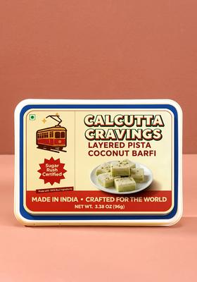 Pista Coconut Barfi 8 Pcs 3.39 oz (96 g)