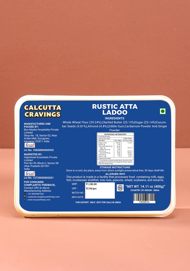 Atta Ladoo 14.11 oz (400 g) - Indya