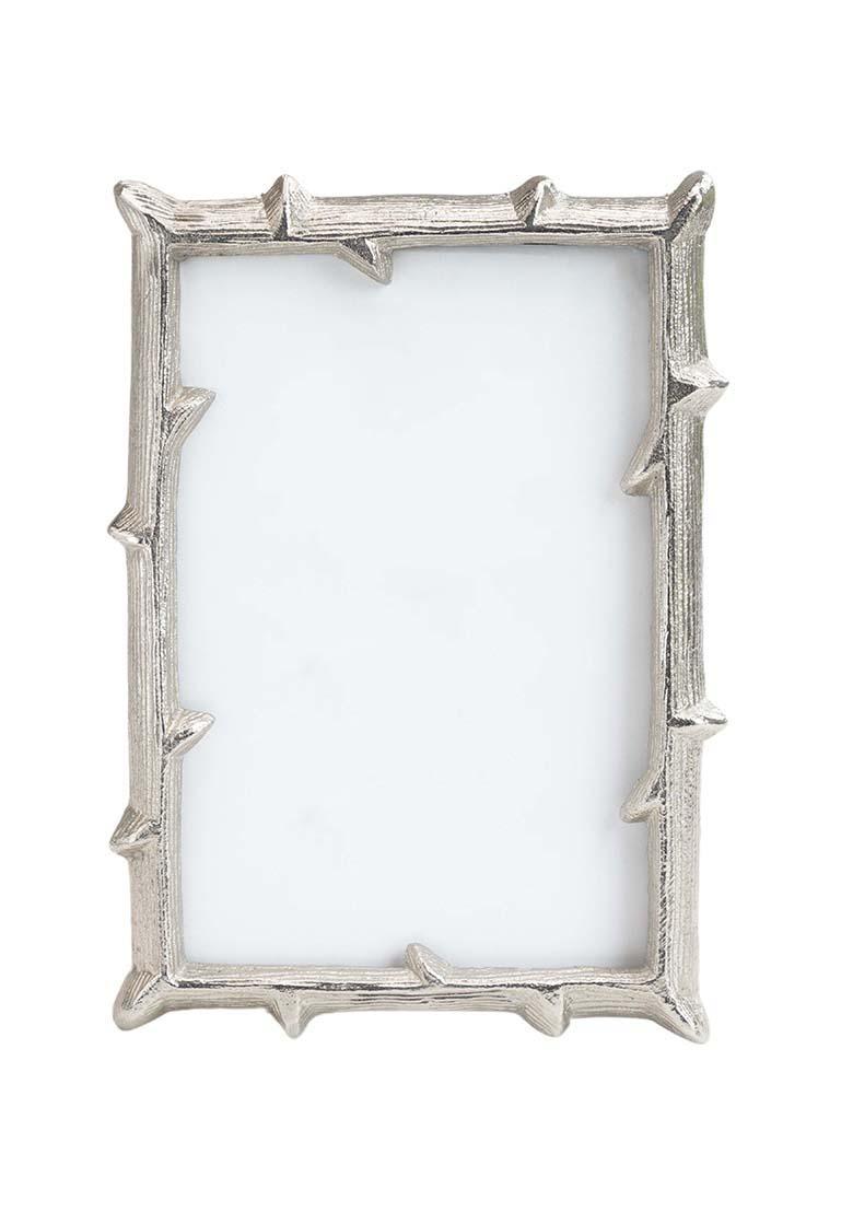 Silver Metal Twig Frame Silver