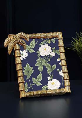 Gold Tropical Gold Palm Tree Frame