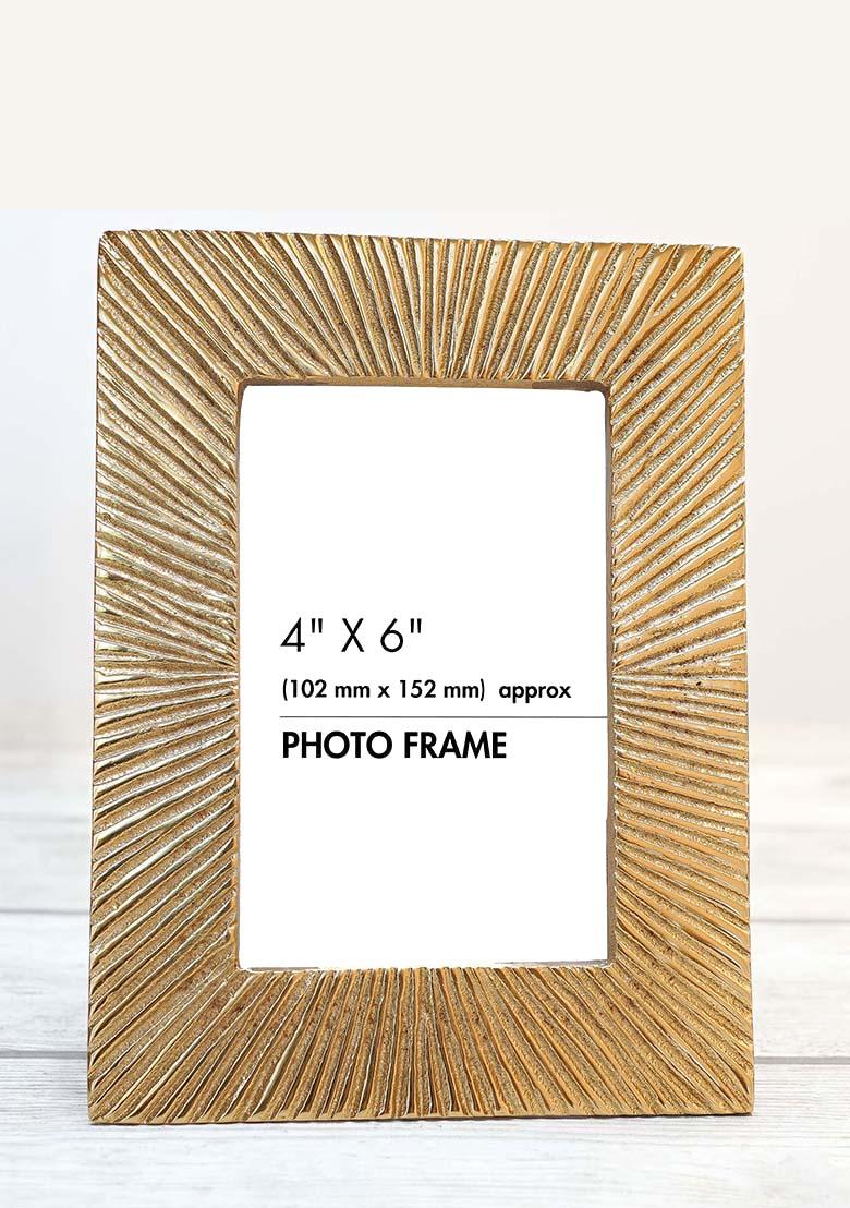 Gold Sunburst Photo Frame Gold Elegant Design