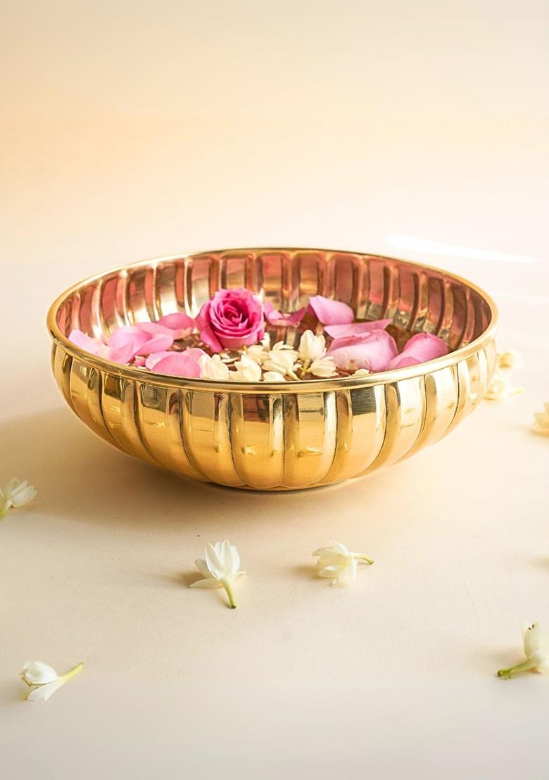 Gold Bhoma Fluted Pattern