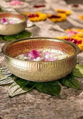 Gold Brass Chitai Urli