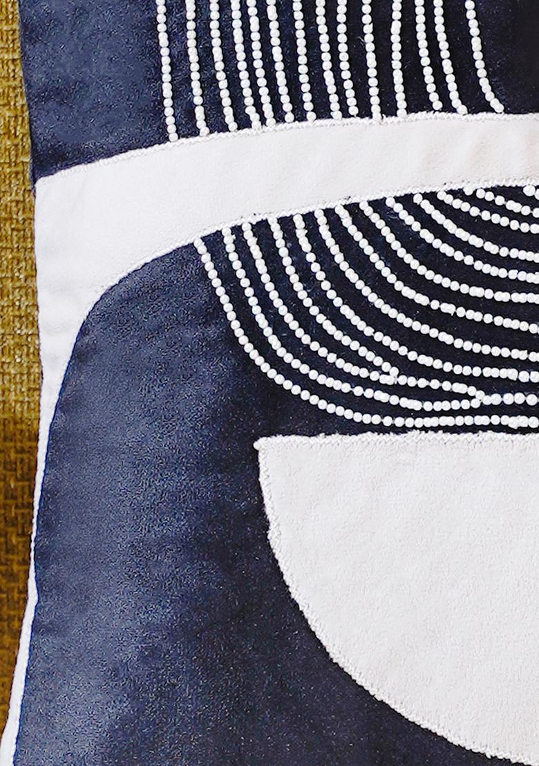 Black Mesmerizing Mystery Abstract Cushion Covers