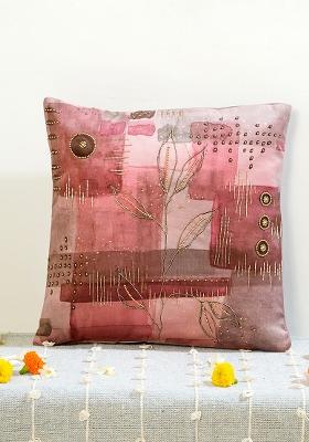 Pink Elysium Dreamscape Geometric Cushion Cover
