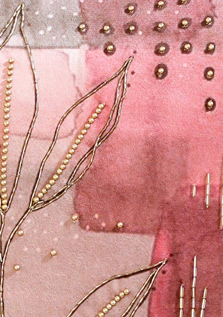 Pink Elysium Dreamscape Geometric Cushion Cover