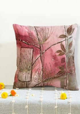 Pink Elysium Dreamscape Floral Symphony Cushion Cover