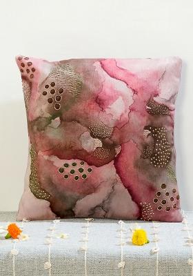 Pink Elysium Dreamscape Painted Cushion Cover