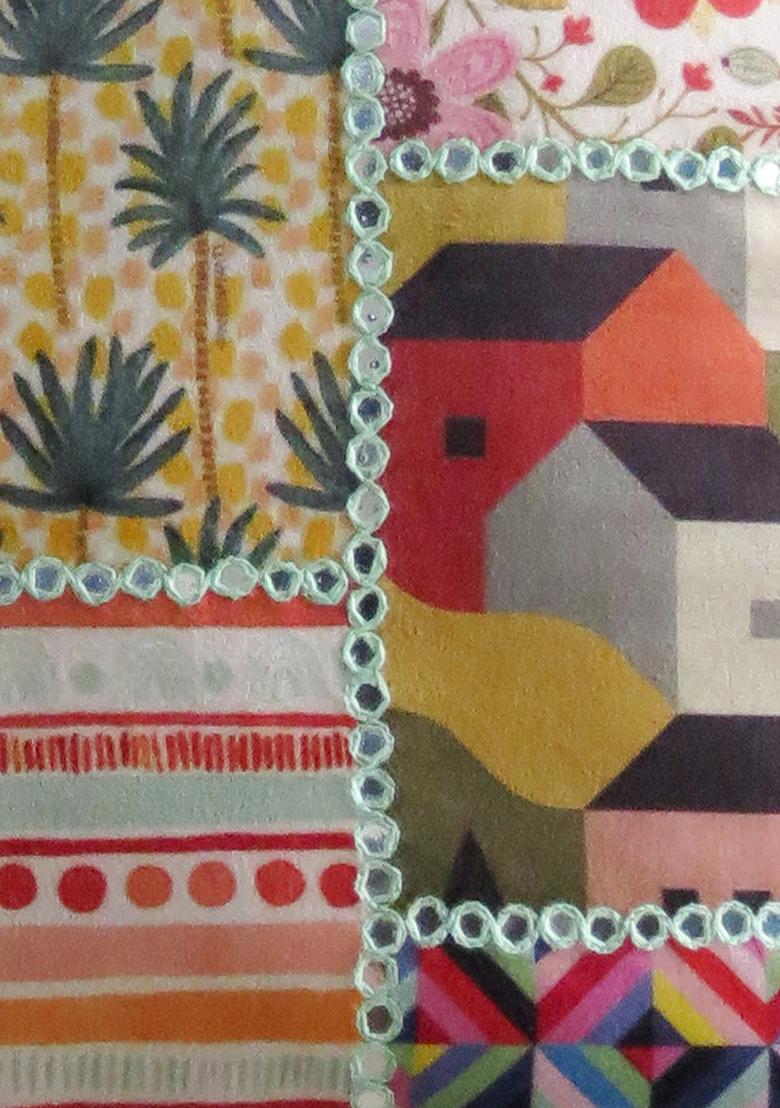 Multi Mirror Work Cushion Cover