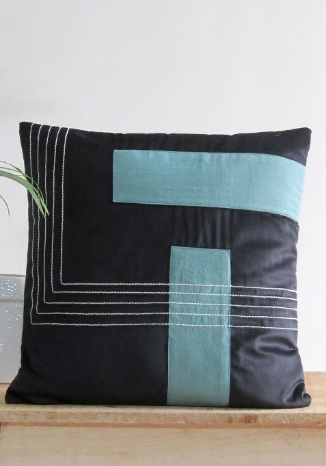 Black Dark Fantasy Velvet Cushion Cover