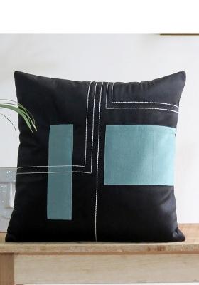 Black Dark Fantasy Velvet Cushion Cover