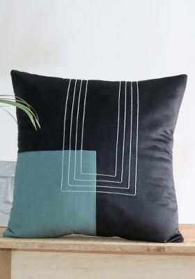 Black Dark Fantasy Velvet Cushion Cover