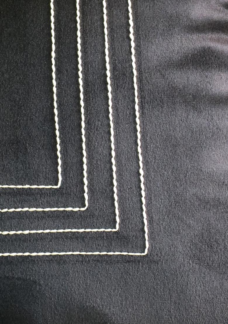 Black Dark Fantasy Velvet Cushion Cover