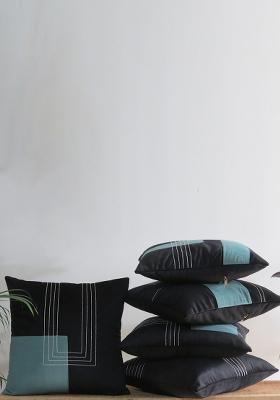 Black Dark Fantasy Velvet Cushion Covers (Set Of 5)