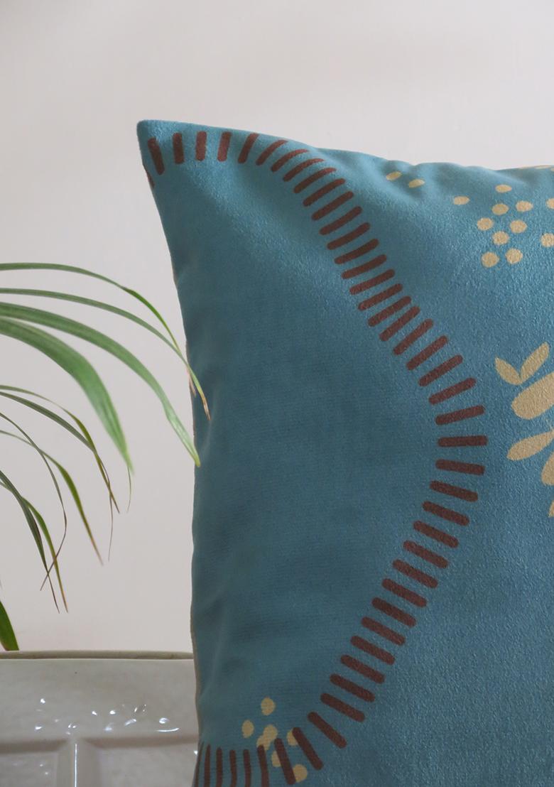 Blue Abstract Nature Inspired Cushion Covers