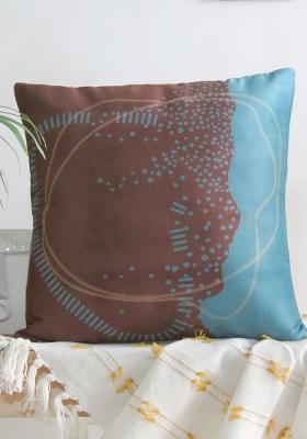 Brown Abstract Nature Inspired Cushion Covers