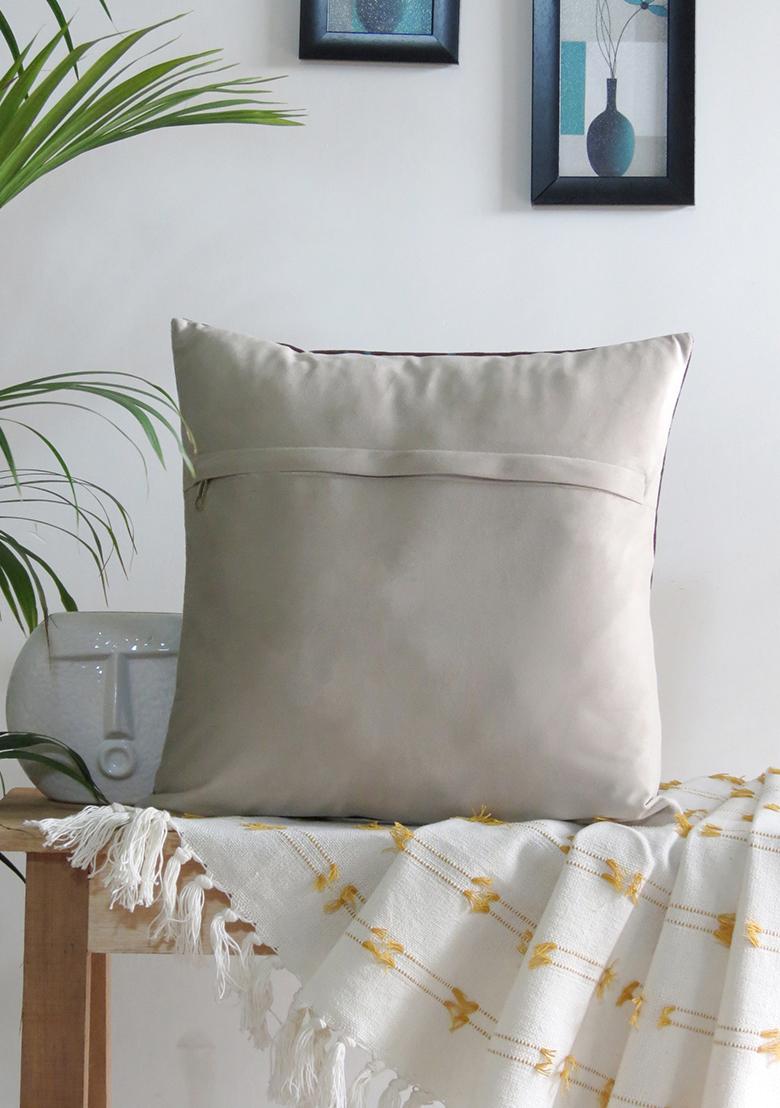 Brown Abstract Nature Inspired Cushion Covers