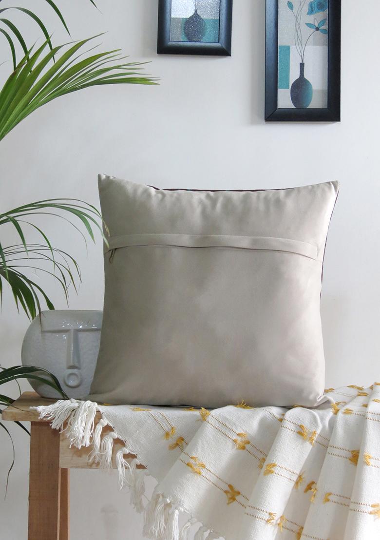 Brown Abstract Nature Inspired Cushion Covers