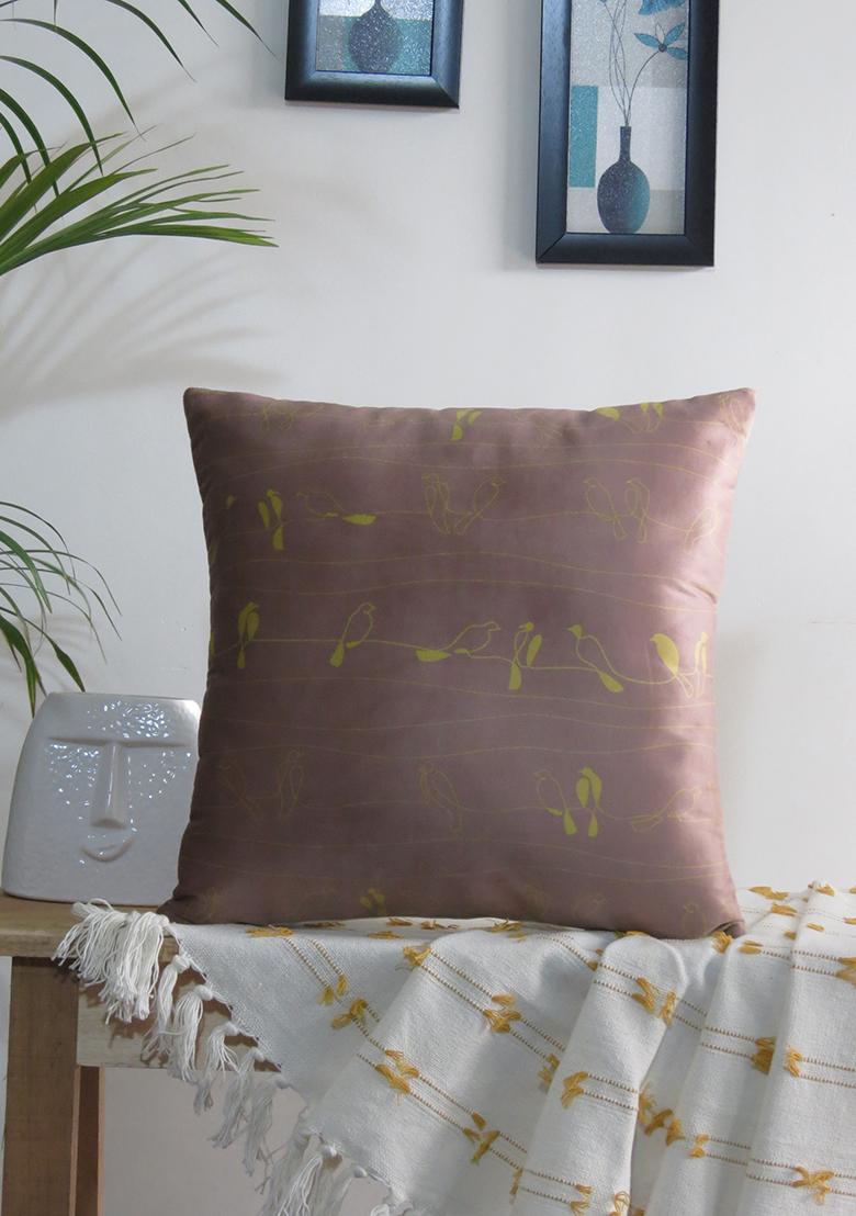 Pink Line Art Inspired Cushion Covers(Set Of 2)