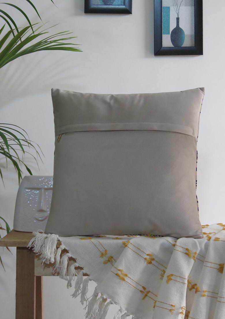 White Tie Dye Inspired Cushion Cover