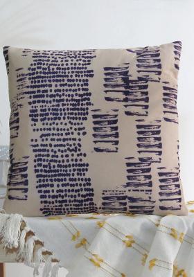 White Tie Dye Inspired Cushion Cover