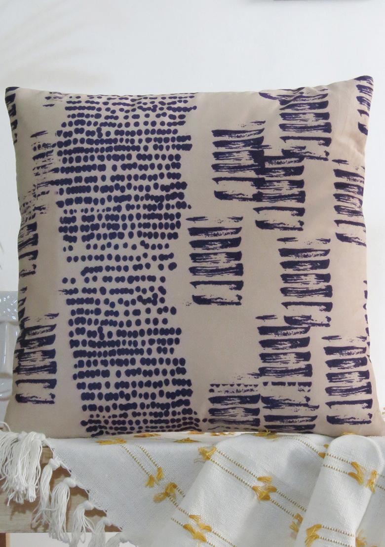 White Tie Dye Inspired Cushion Cover (Set Of 3)