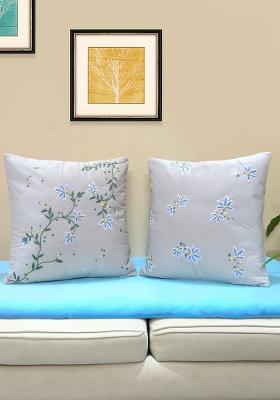 Off White Velvet Cushion Cover