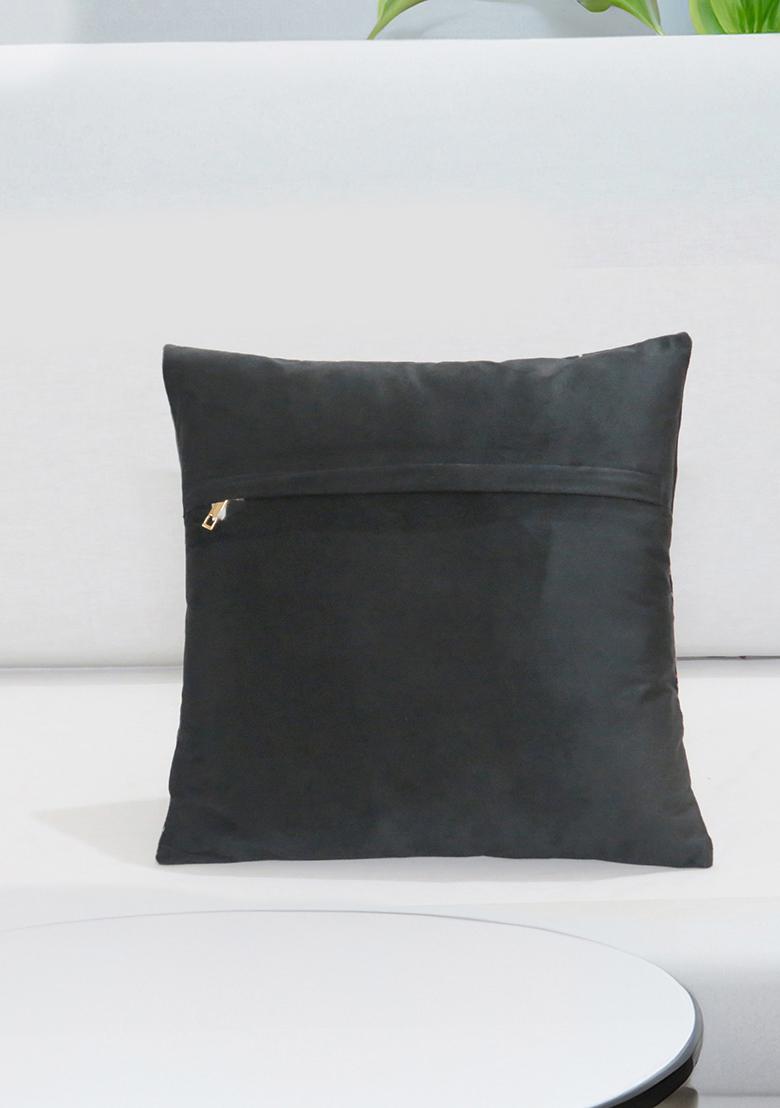Black Rivers Lullaby Velvet Cushion Cover