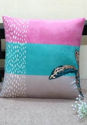 Multi Sea Turtle Velvet Cushion Cover