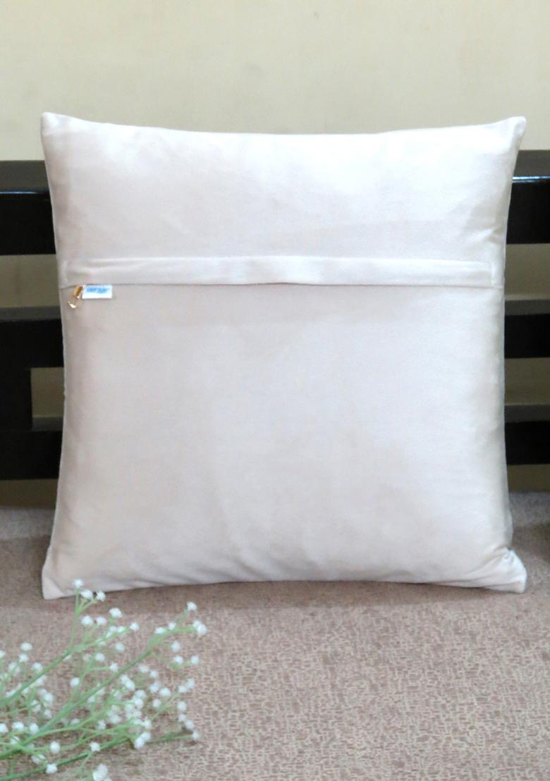 Green Nature Inspired Cushion Cover (Set Of 3)