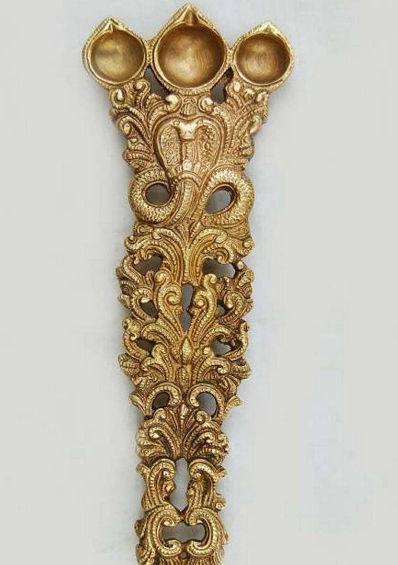 Brass Pooja Hawan Spoon Brass Aarti Spoon