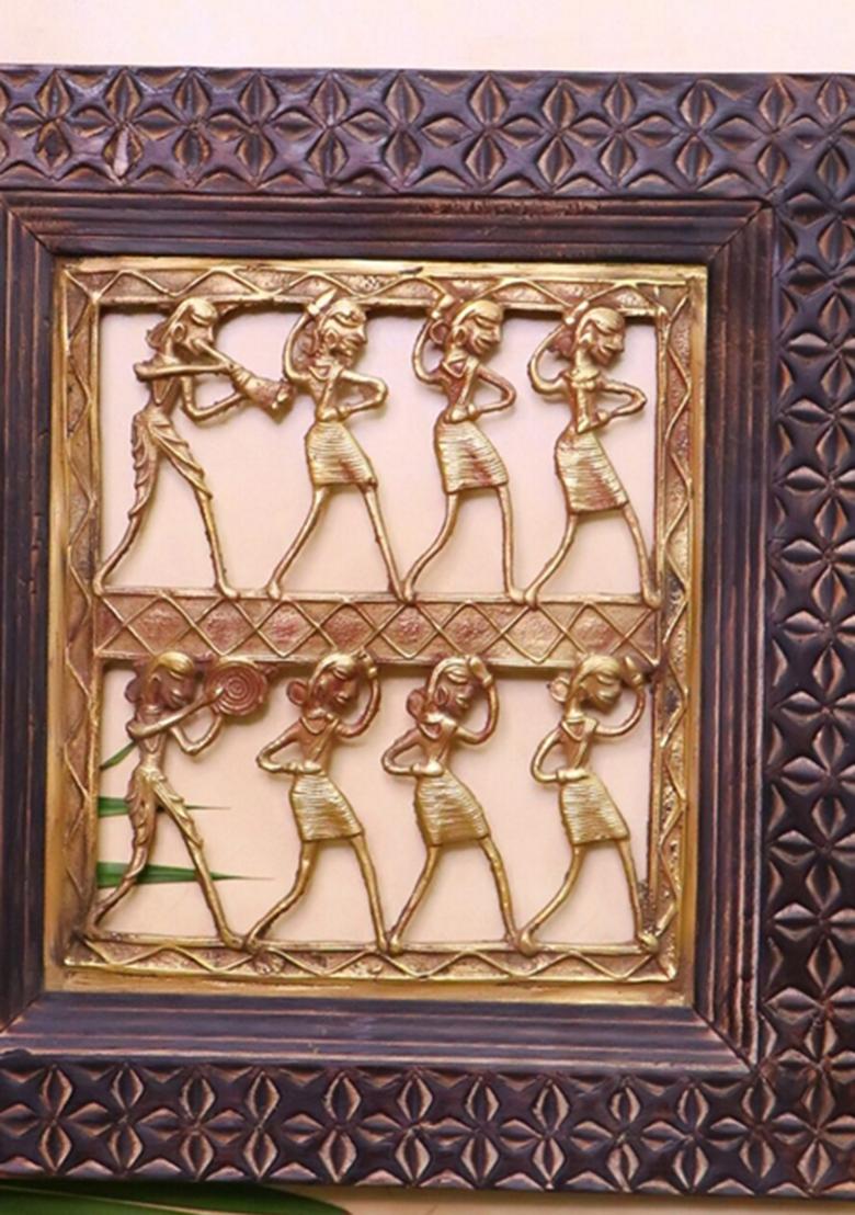 Handcrafted Bastar Art Wall Hangings Brass Dhokra Art