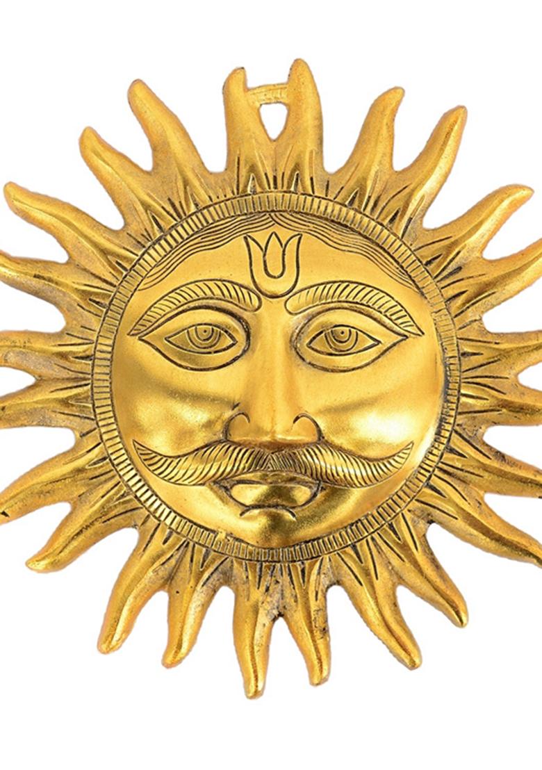 Metal Sun Surya Wall Hanging