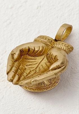 Brass Diya With Handle