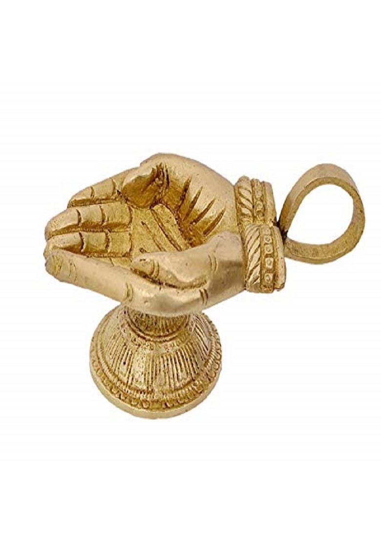Brass Diya With Handle