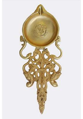 Brass Pooja Hawan Spoon Brass Aarti Spoon.