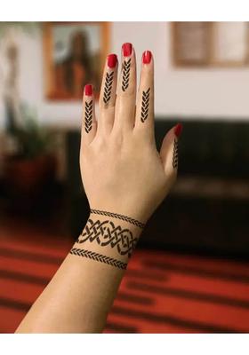 Premium Collection Diy Kit Of Henna Tattoo Stencil Set For Women, Girls,Hand