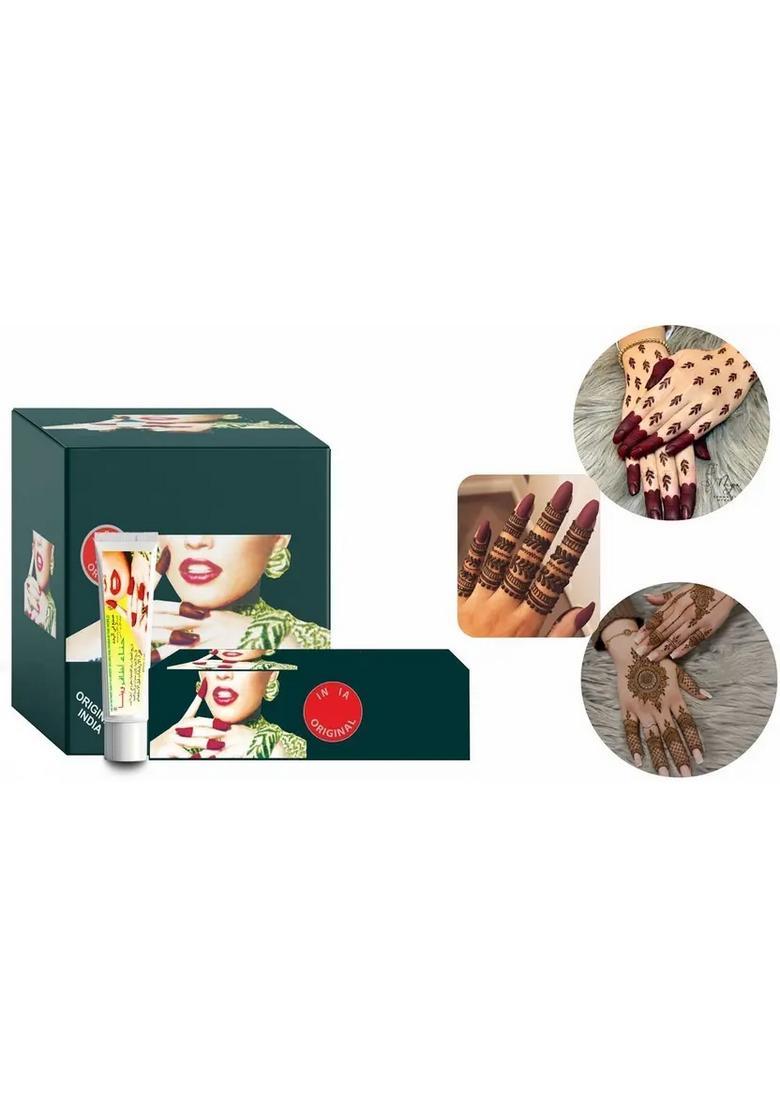 Red Henna Mehendi Tubes 12 Pcs Mehendi 72 Gm - Indya