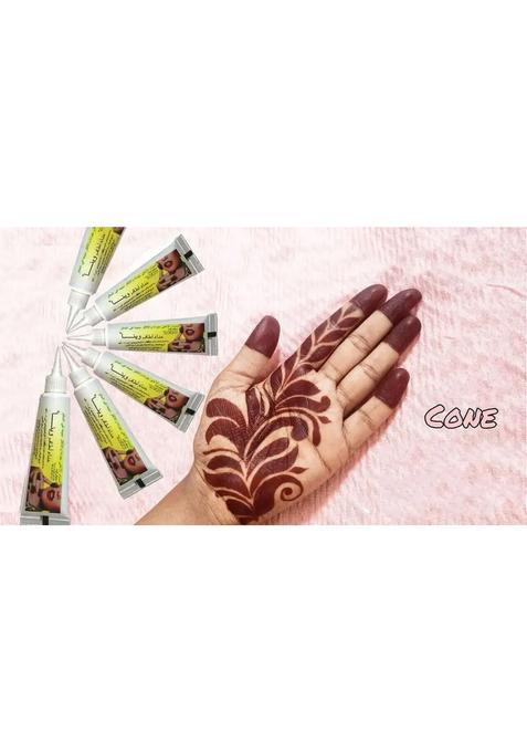 Red Henna Mehendi Tubes 12 Pcs Mehendi 72 Gm