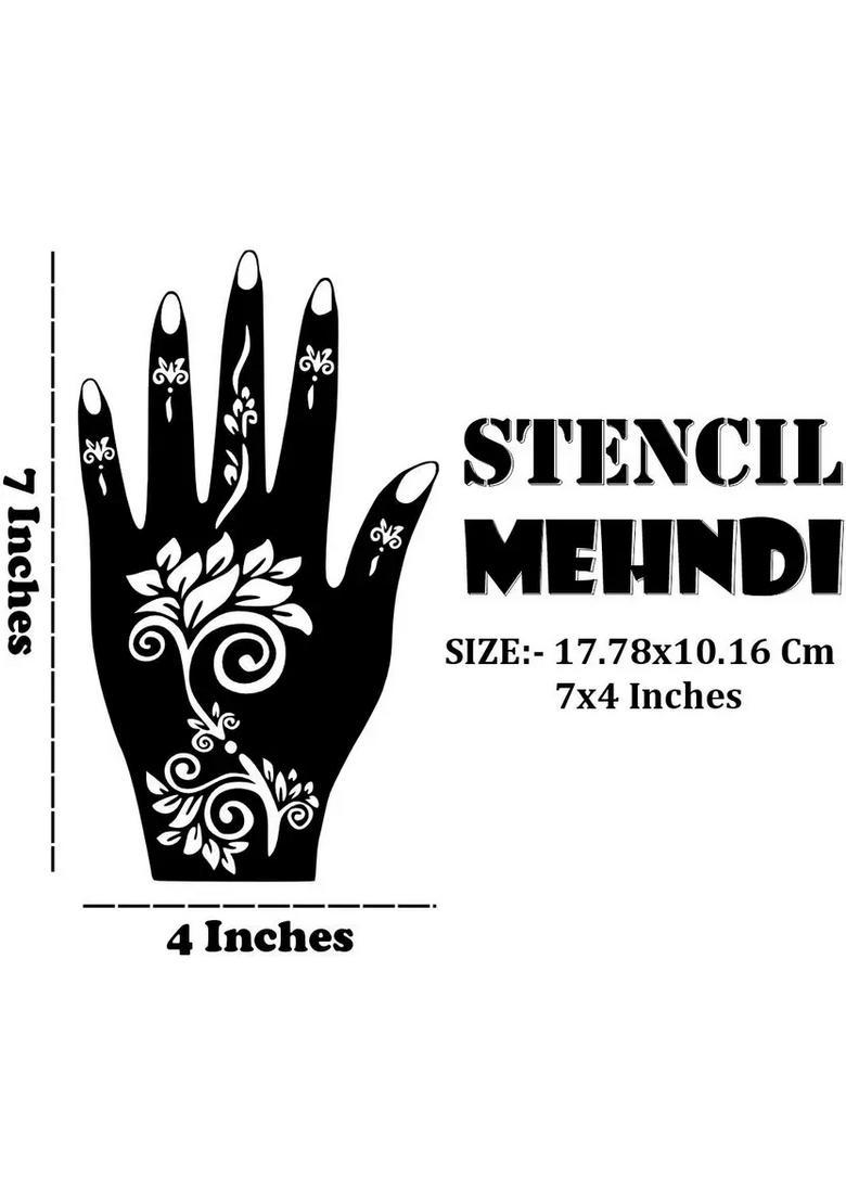 Henna Mehandi Tattoo Stencil Set - Indya