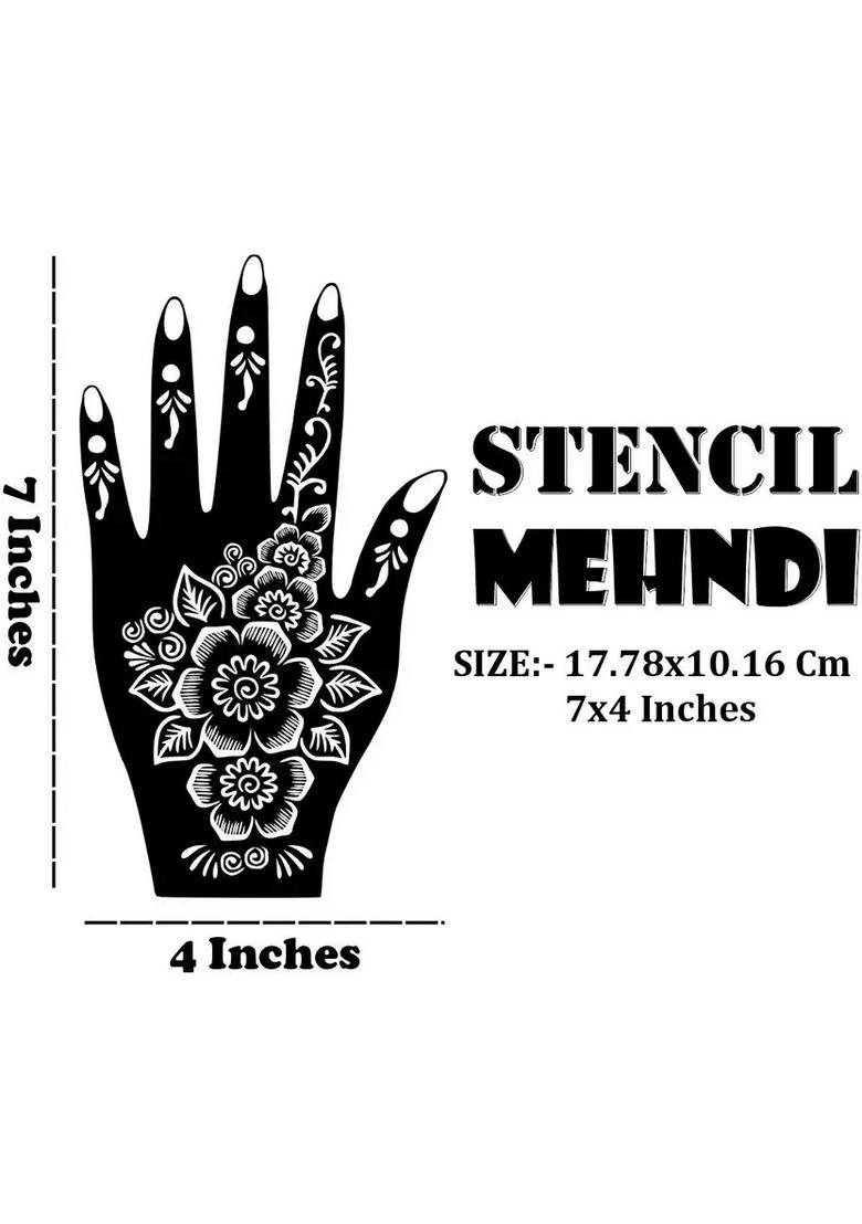 Henna Mehandi Tattoo Stencil Set - Indya