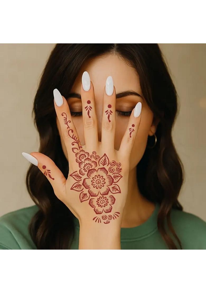 Henna Mehandi Tattoo Stencil Set - Indya